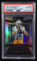 Justin Herbert 2020 Select Rookie Selections Prizm #4 RC (PSA 10) at PristineAuction.com