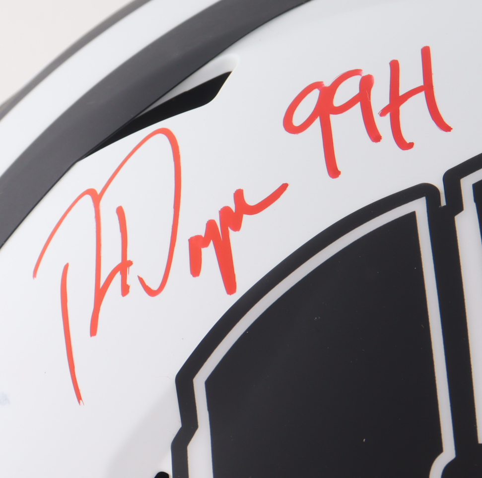 Ron Dayne Signed Wisconsin Badgers Full-Size Lunar Eclipse Alternate Speed Helmet Inscribed "99H" (Schwartz) at PristineAuction.com Ron Dayne Signed Wisconsin Badgers Full-Size Lunar Eclipse Alternate Speed Helmet Inscribed "99H" (Schwartz) at PristineAuction.com