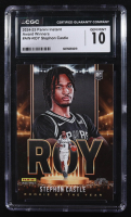Stephon Castle 2024-25 Panini Instant Award Winners of the Year ROY #AW-ROY RC (CGC 10) at PristineAuction.com