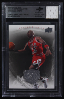 Michael Jordan 2009-10 Upper Deck Michael Jordan Legacy Collection #21 With Game-Used Jersey Swatch (BGS) at PristineAuction.com