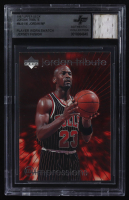 Michael Jordan 1997 Upper Deck Michael Jordan Tribute #MJ51 With Player Worn Swatch (BGS) at PristineAuction.com