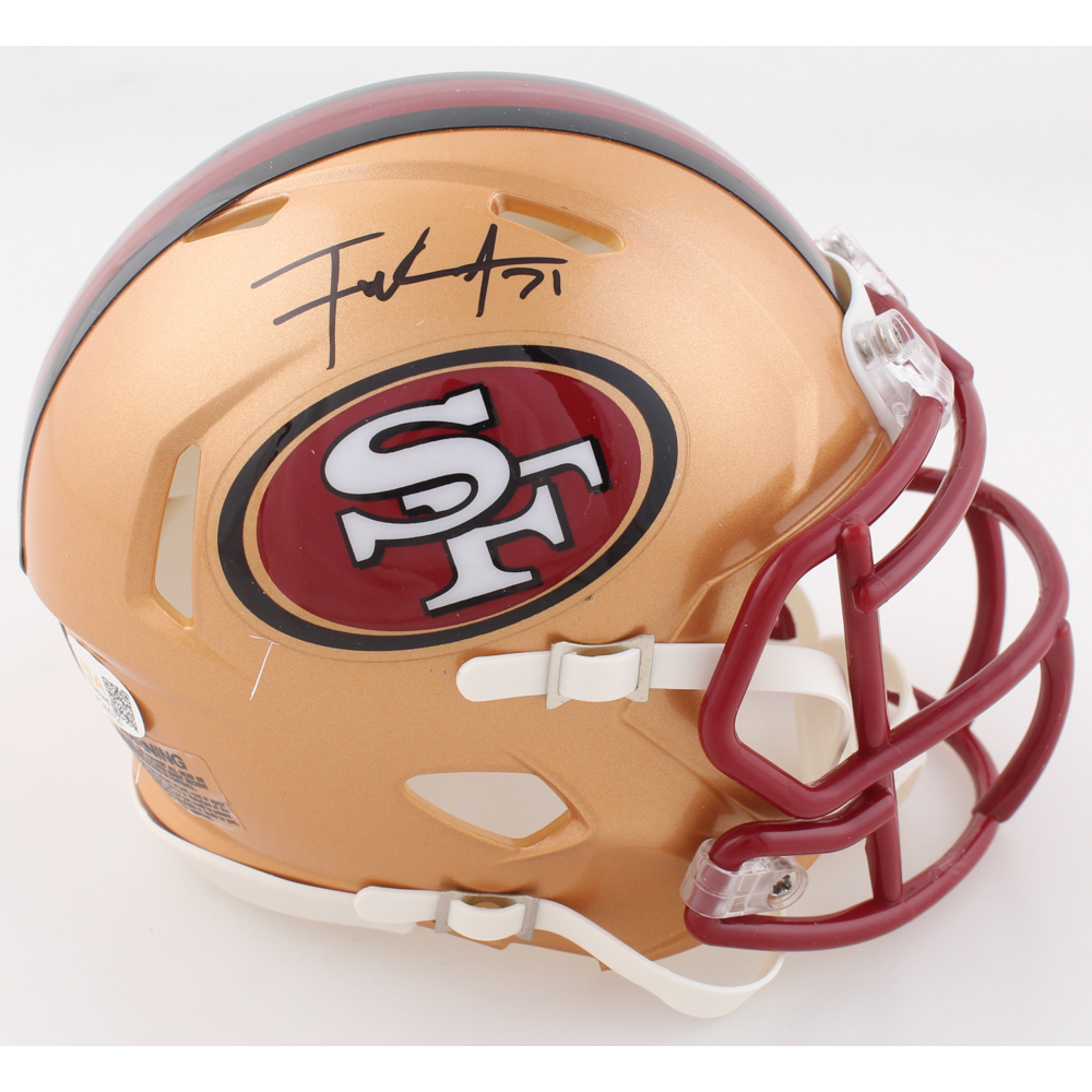 Frank Gore Signed 49ers Alternate Speed Mini Helmet (JSA) at PristineAuction.com