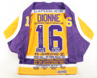 Marcel Dionne Signed Kings CCM Authentic Career Highlight Stat Jersey Inscribed "Career Jersey" (JSA & Frozen Pond) at PristineAuction.com