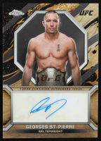 Georges St-Pierre 2024 Topps Chrome UFC Marks of Champions Autographs #MOCGSP at PristineAuction.com