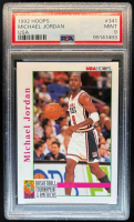 Michael Jordan 1992-93 Hoops #341 (PSA 9) at PristineAuction.com
