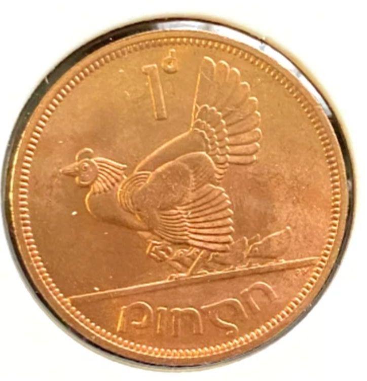 "The Lucky Irish Penny" Oversized Penny in Album at PristineAuction.com "The Lucky Irish Penny" Oversized Penny in Album at PristineAuction.com