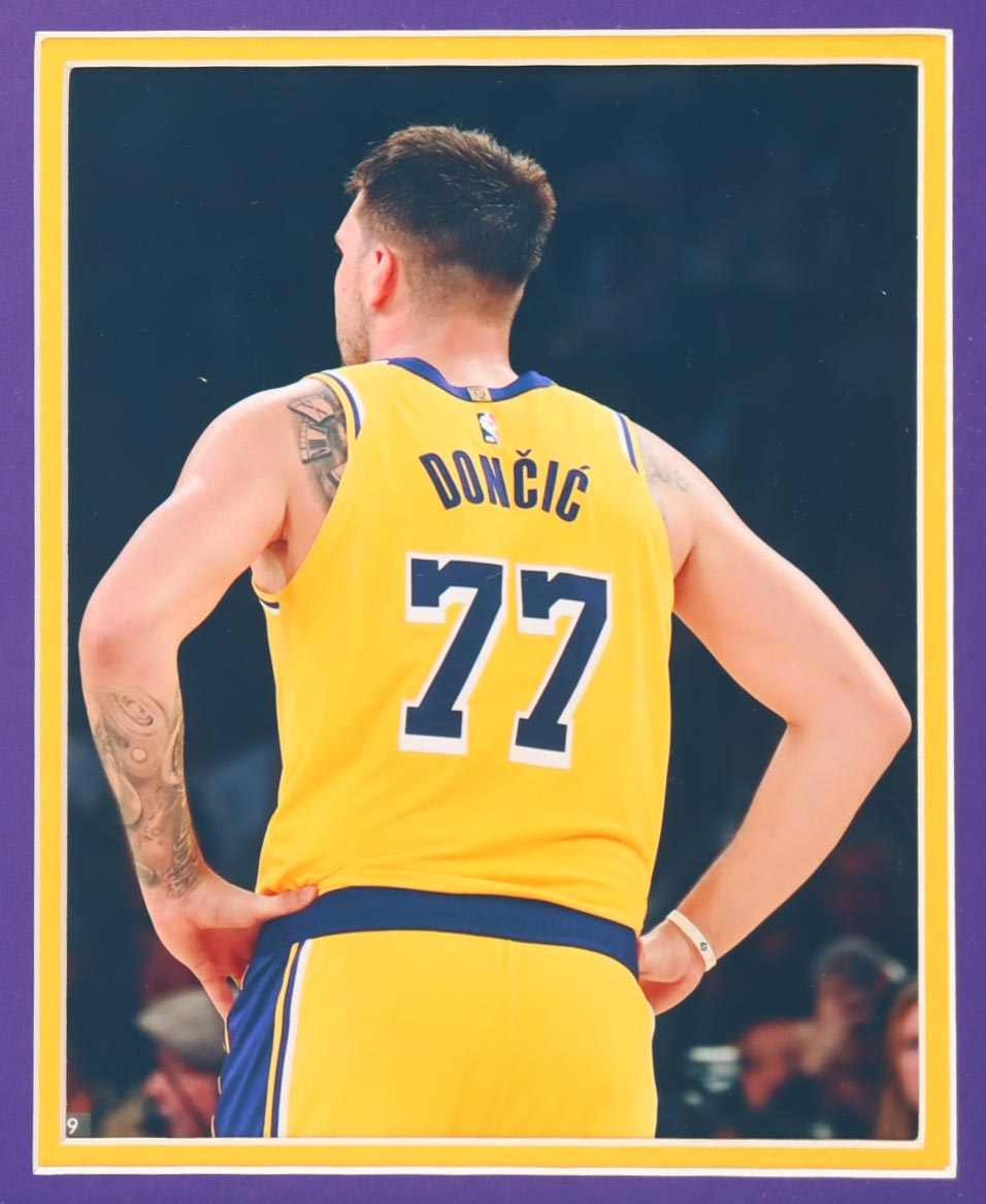 Luka Doncic Signed Custom Framed Lakers Nike Authentic Jersey Display (PSA) at PristineAuction.com Luka Doncic Signed Custom Framed Lakers Nike Authentic Jersey Display (PSA) at PristineAuction.com