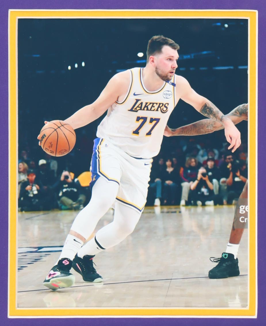 Luka Doncic Signed Custom Framed Lakers Nike Authentic Jersey Display (PSA) at PristineAuction.com Luka Doncic Signed Custom Framed Lakers Nike Authentic Jersey Display (PSA) at PristineAuction.com