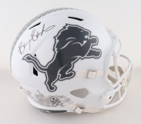 Barry Sanders Signed Lions Full-Size 2024 Salute to Service Alternate Speed Helmet (Schwartz) at PristineAuction.com