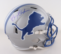 Barry Sanders Signed Lions Full-Size Throwback Alternate Speed Helmet (Schwartz) at PristineAuction.com