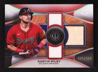 Austin Riley 2025 Topps Tribute Triple Relics #TTRAR #091/199 at PristineAuction.com