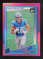 Isaac TeSlaa 2025 Donruss Optic Rated Rookies Preview Pink #338 RC at PristineAuction.com