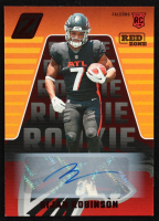 Bijan Robinson 2023 Zenith Rookies Autographs Red Zone #104 RC at PristineAuction.com