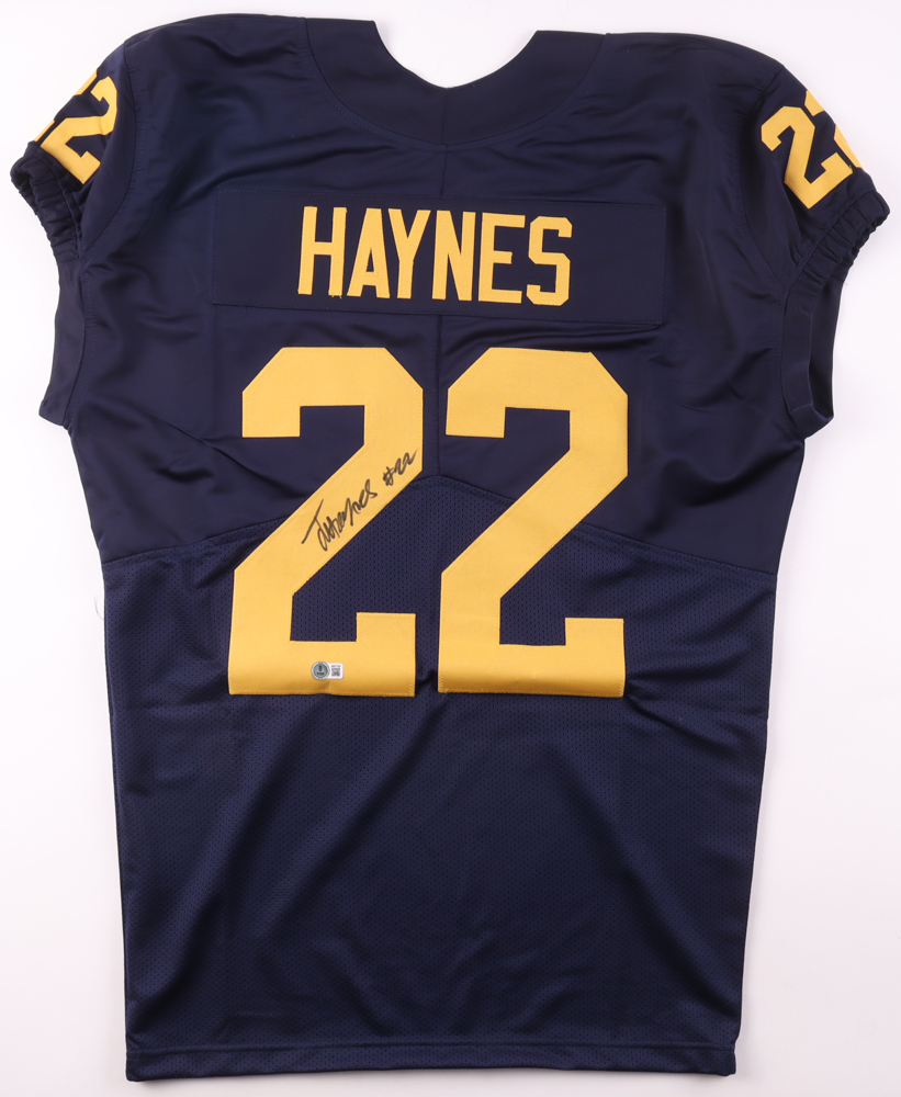 Justice Haynes Signed Jersey (Beckett) at PristineAuction.com Justice Haynes Signed Jersey (Beckett) at PristineAuction.com