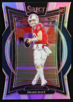 Drake Maye 2024 Select Prizm Silver Die Cut #27 RC at PristineAuction.com