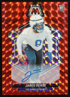 Jared Verse 2024 Panini Mosaic Rookie Autographs Mosaic Red #319 RC #049/199 at PristineAuction.com