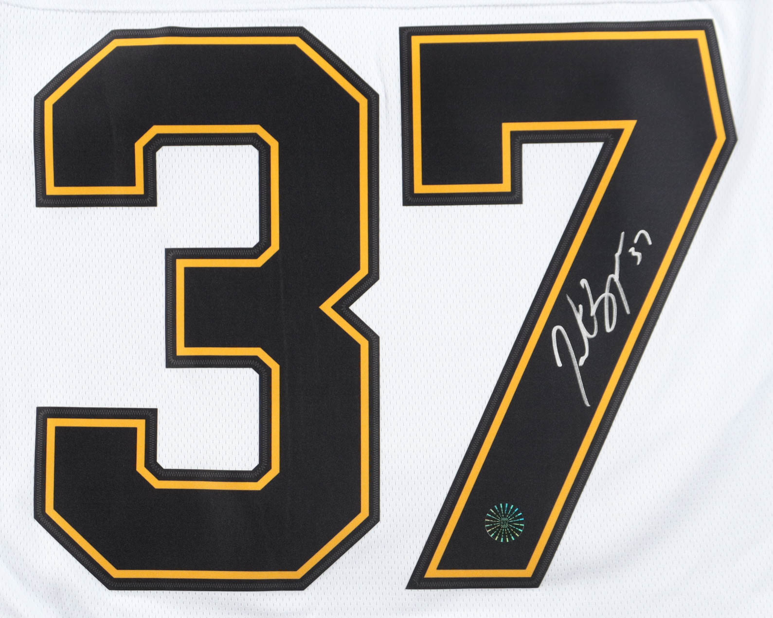 Patrice Bergeron Signed Bruins Fanatics Authentic Captain Jersey (Bergeron) at PristineAuction.com Patrice Bergeron Signed Bruins Fanatics Authentic Captain Jersey (Bergeron) at PristineAuction.com
