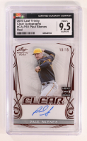 Paul Skenes 2023 Leaf Trinity Clear Autographs Red #CAPS1 #10/15 RC (CGC 9.5) at PristineAuction.com