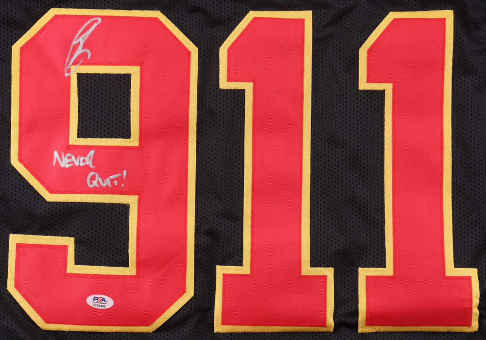 Robert O'Neill Signed "The Operator" 9/11 Tribute Jersey Inscribed "Never Quit!" (PSA) at PristineAuction.com Robert O'Neill Signed "The Operator" 9/11 Tribute Jersey Inscribed "Never Quit!" (PSA) at PristineAuction.com