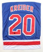 Chris Kreider Signed #20 Jersey Swatch (Kreider) at PristineAuction.com