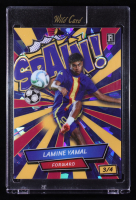 Lamine Yamal 2024 Wild Card Alumination Comix Spain! Crystal Blue #LY4 RC #3/4 at PristineAuction.com