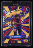 Lamine Yamal 2024 Wild Card Alumination Comix Barcelona! Pulsar Blue #LY1 RC #1/4 at PristineAuction.com