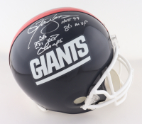 Lawrence Taylor Signed Giants Full-Size Helmet Inscribed "SB XXI XXV Champs", "HOF 99" & "86 MVP" (JSA) at PristineAuction.com