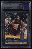 LeBron James 2010-11 Donruss #165 With Player Worn Swatch (BGS) at PristineAuction.com