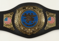 Robert O'Neill Signed SEAL Team Six Championship Belt Inscribed "Never Quit!" (PSA) at PristineAuction.com