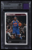 LeBron James 2014-15 Hoops #117 With Player Worn Swatch (BGS) at PristineAuction.com