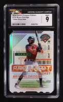 Bryce Eldridge 2024 Panini Prospect Edition Holo Ticket Stub #132 #07/17 (CGC 9) at PristineAuction.com