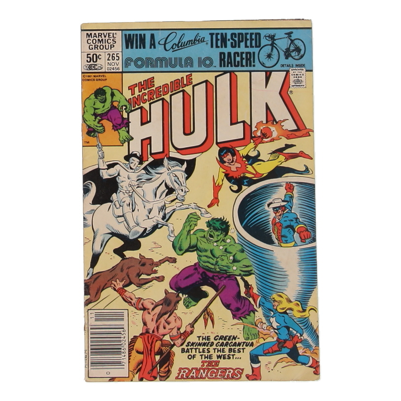 1981 "The Incredible Hulk" Issue #265 Marvel Comic Book at PristineAuction.com 1981 "The Incredible Hulk" Issue #265 Marvel Comic Book at PristineAuction.com