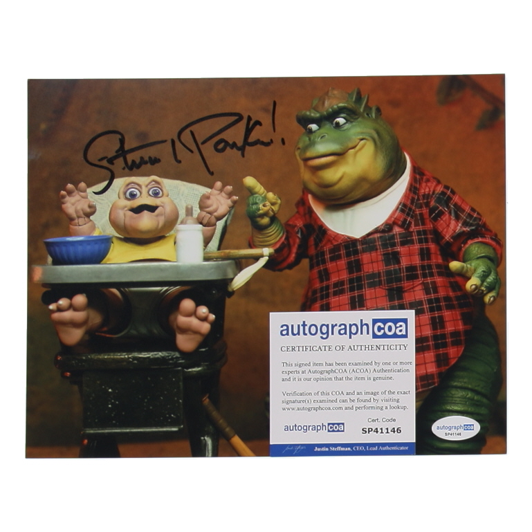 Stuart Pankin Signed "Dinosaurs" 8x10 Photo (AutographCOA) at PristineAuction.com Stuart Pankin Signed "Dinosaurs" 8x10 Photo (AutographCOA) at PristineAuction.com