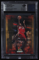 LeBron James 2004 Upper Deck LeBron James Freshman Season #74 With Game-Worn Jersey Swatch (BGS) at PristineAuction.com