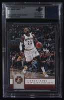 LeBron James 2016-17 Panini Excalibur #31 With Game-Worn Jersey Swatch (BGS) at PristineAuction.com