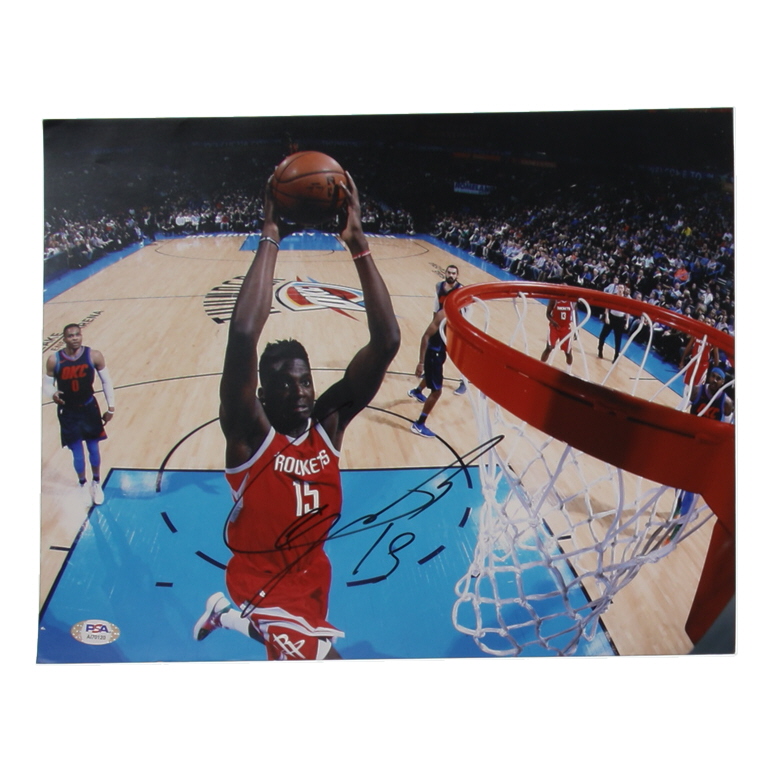 Clint Capela Signed Rockets 11x14 Photo (PSA) at PristineAuction.com Clint Capela Signed Rockets 11x14 Photo (PSA) at PristineAuction.com