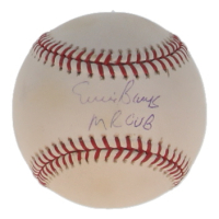 Ernie Banks Signed OML Baseball Inscribed "Mr. Cub" (MLB) at PristineAuction.com