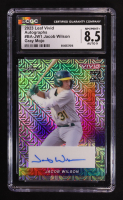 Jacob Wilson 2023 Leaf Vivid Autographs Gray Mojo #BA-JW1 #2/9 (CGC 8.5) at PristineAuction.com