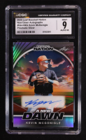 Kevin McGonigle 2025 Leaf Baseball Nation New Dawn Autographs Prismatic Silver #NA-KMG #9/15 (CGC 9) at PristineAuction.com