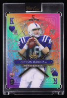 Peyton Manning / Drew Brees 2024 Wild Card 5 Card Draw Back 2 Back King of Hearts Oil Spill Rainbow #PMDBNB2B #1/1 at PristineAuction.com