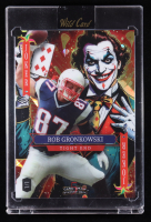 Rob Gronkowski 2025 Wild Card 5 Card Draw Joker Crystal Red #RGNR10 #1/1 at PristineAuction.com