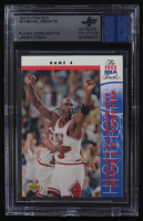 Michael Jordan 1993-94 Upper Deck #201 With Player Worn Swatch (BGS) at PristineAuction.com