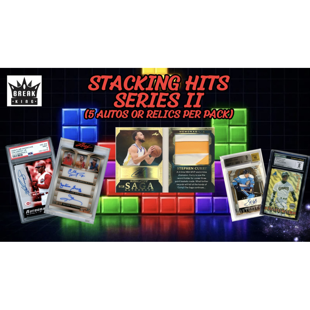 Break King: Stacking Hits Series II Mystery Box at PristineAuction.com