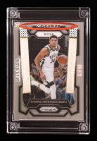 Giannis Antetokounmpo 2025 Jersey Fusion Net Fusion Swatch #JFNET47 #14/25 at PristineAuction.com
