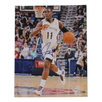Jrue Holiday Signed Pelicans 11x14 Photo (PSA) at PristineAuction.com