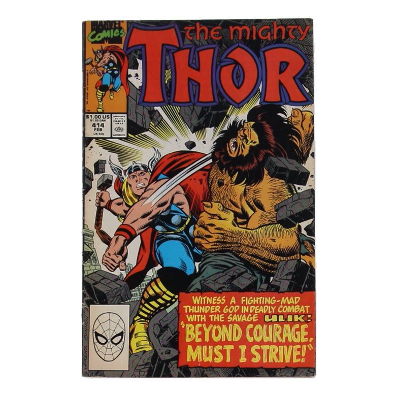 1990 "The Mighty Thor" Issue #414 Marvel Comic Book at PristineAuction.com 1990 "The Mighty Thor" Issue #414 Marvel Comic Book at PristineAuction.com