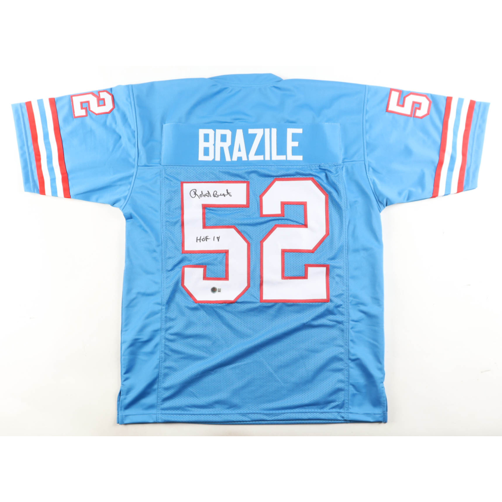 Robert Brazile Signed Jersey Inscribed "HOF 18" (Beckett) at PristineAuction.com