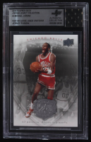 Michael Jordan 2009-10 Upper Deck Michael Jordan Legacy Collection #5 With Game-Used Uniform Swatch (BGS) at PristineAuction.com