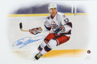 Teemu Sel&auml;nne Signed "The Finnish Flash" 12x18 Lithograph By Alex Douglas (Frozen Pond) at PristineAuction.com