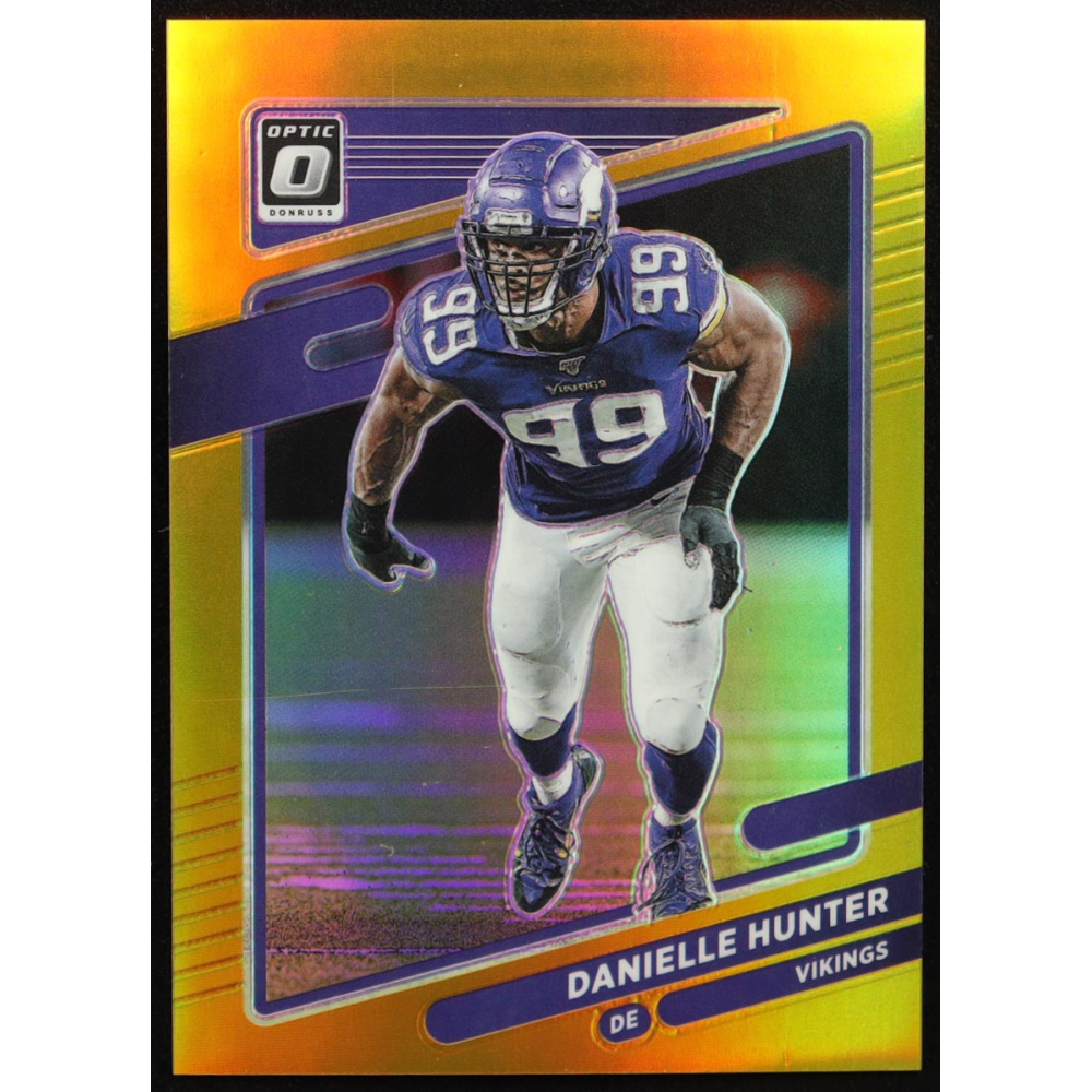 Danielle Hunter 2021 Donruss Optic Gold #99 #09/10 at PristineAuction.com